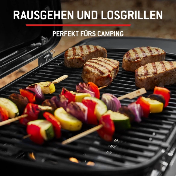 Gasgrill, Traveler Compact, 1 Brenner, inkl. Rollwagen