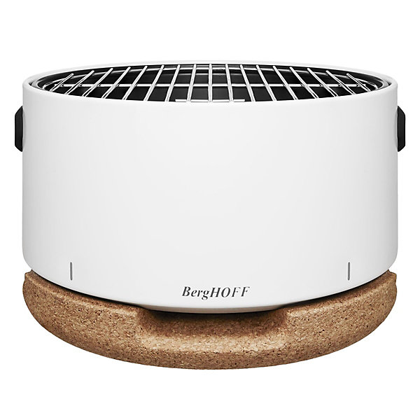 Barbecue à charbon portable blanc Berghoff 2415600 leo