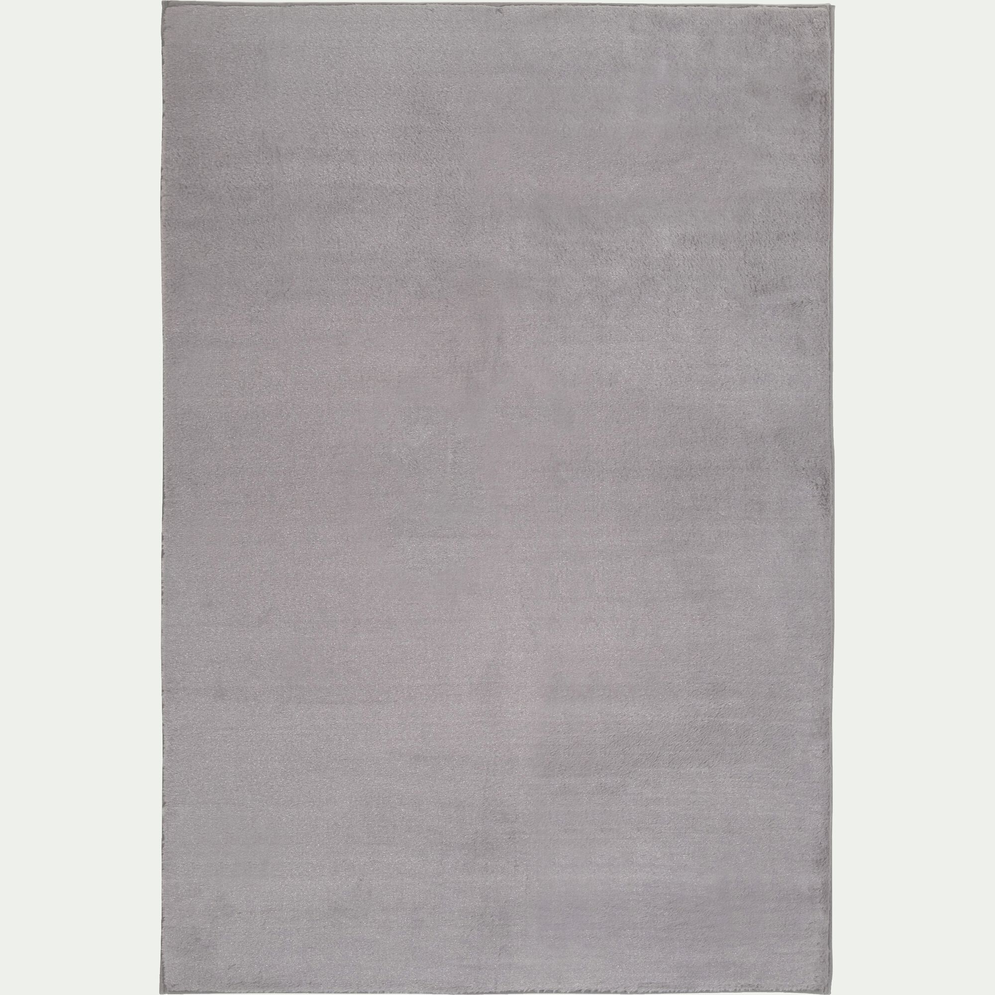 ROBIN - Tapis imitation fourrure - gris restanque 100x150cm