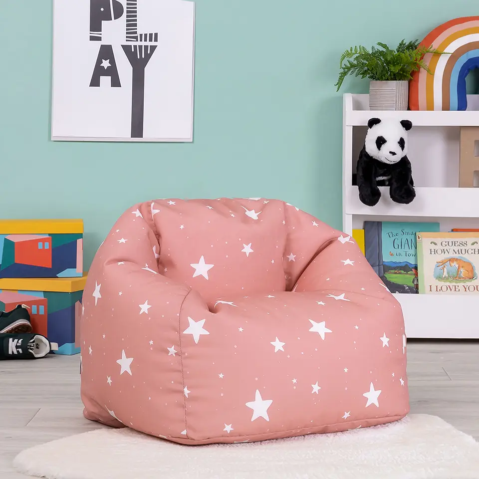 icon Kinderzitzakken Sterrenhemel - Roze