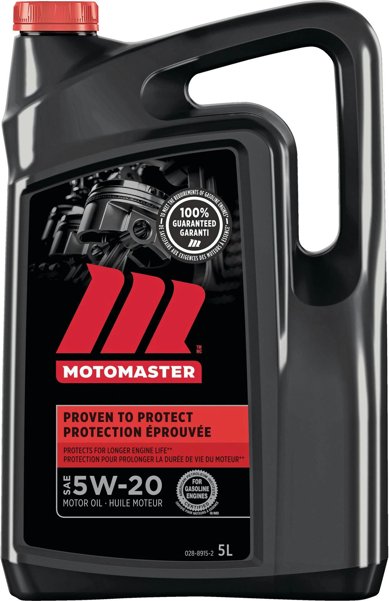MotoMaster 5W20 Conventional Engine/Motor Oil, 5-L