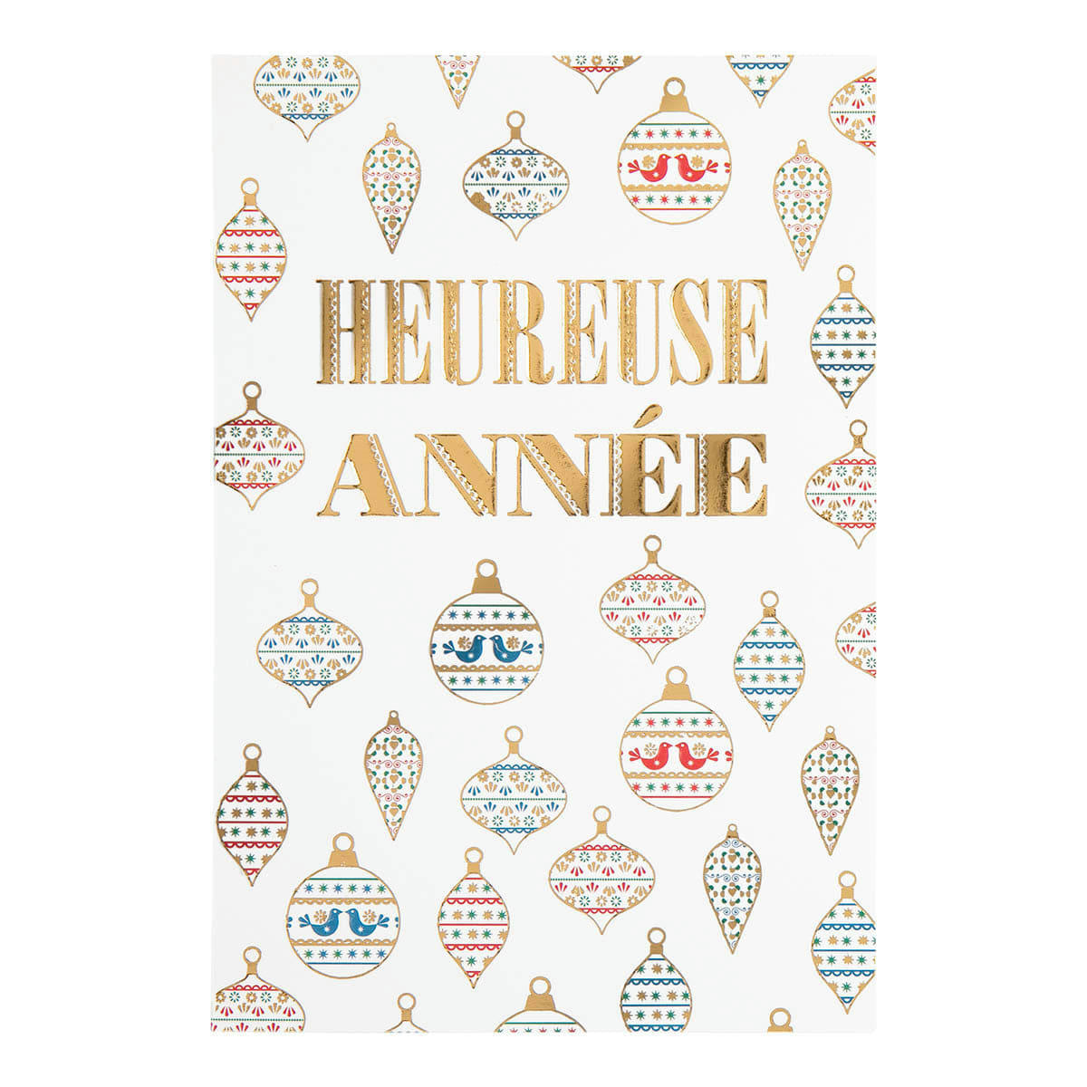- Carte De Vœux Noël Chic Heureuse Année