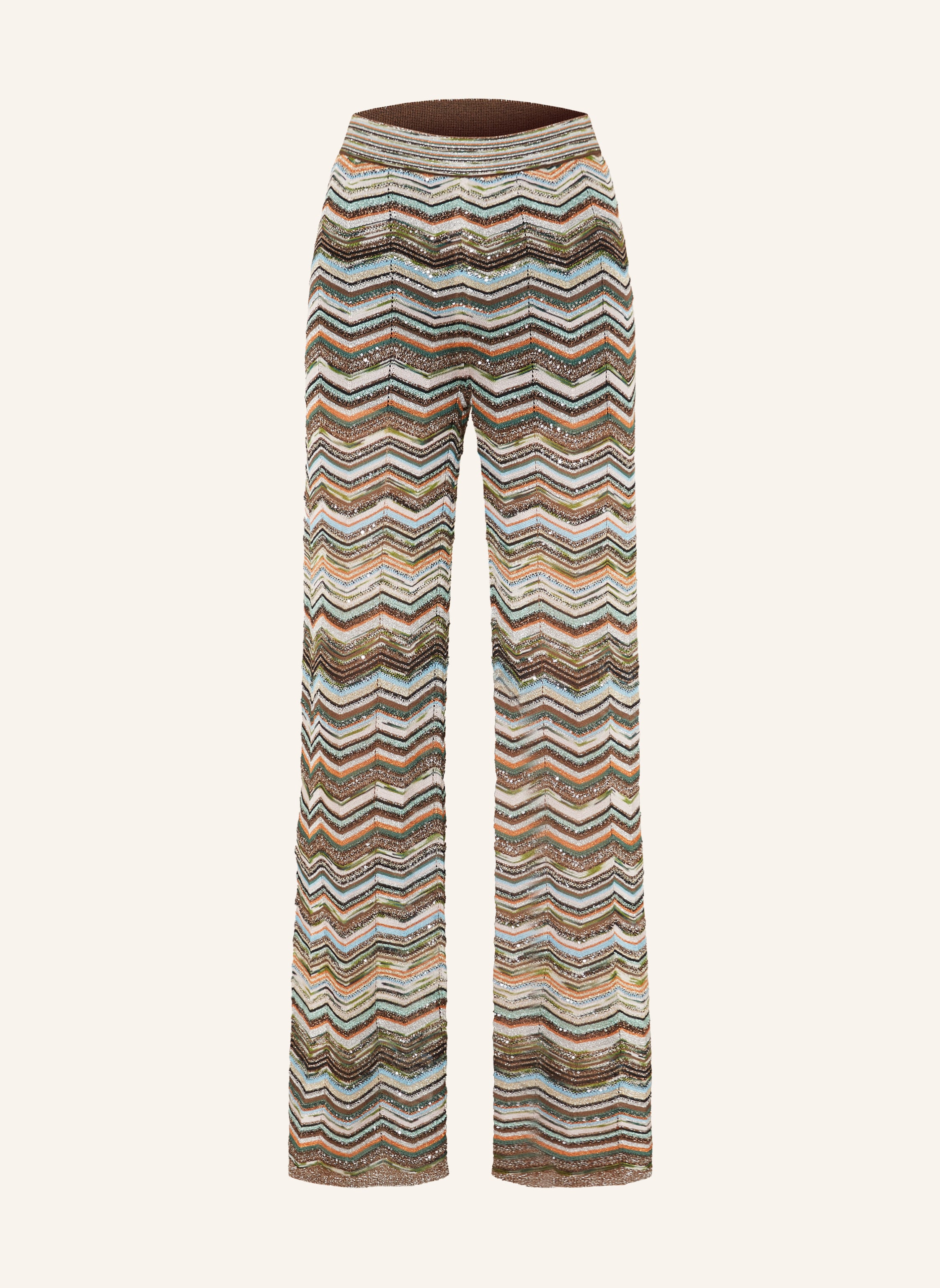 MISSONI Strickhose mit Glitzergarn und Pailletten