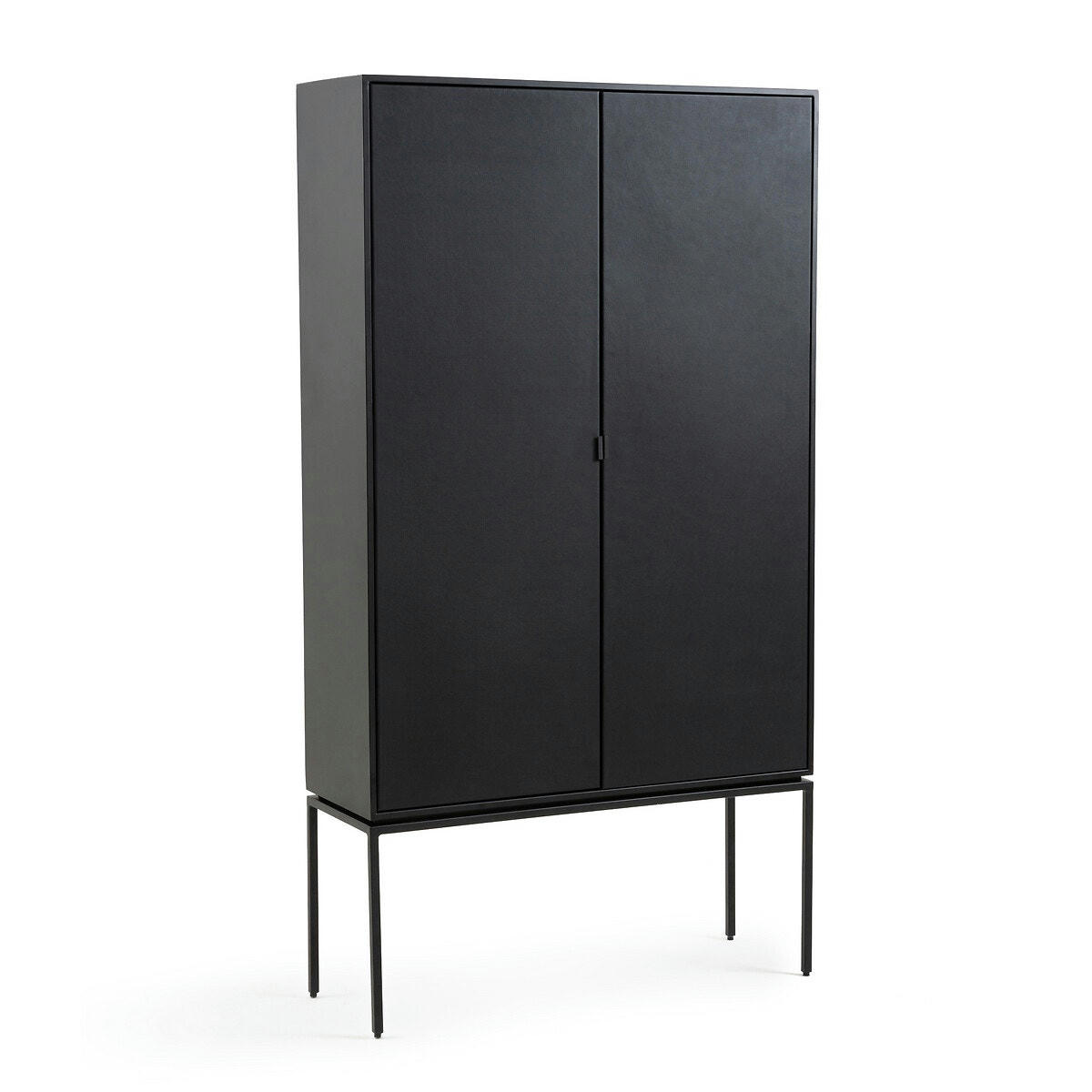 Armoire métal et cuir, 2 portes Réalto