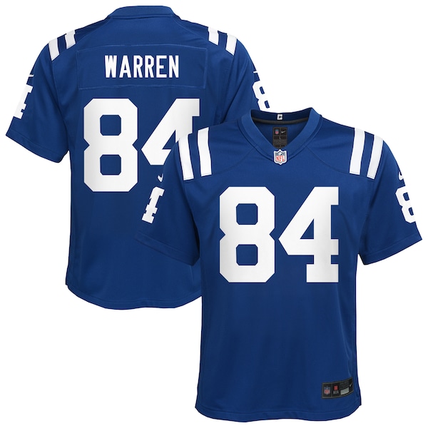 Tyler Warren Indianapolis Colts Nike Youth Team Game Jersey - Royal