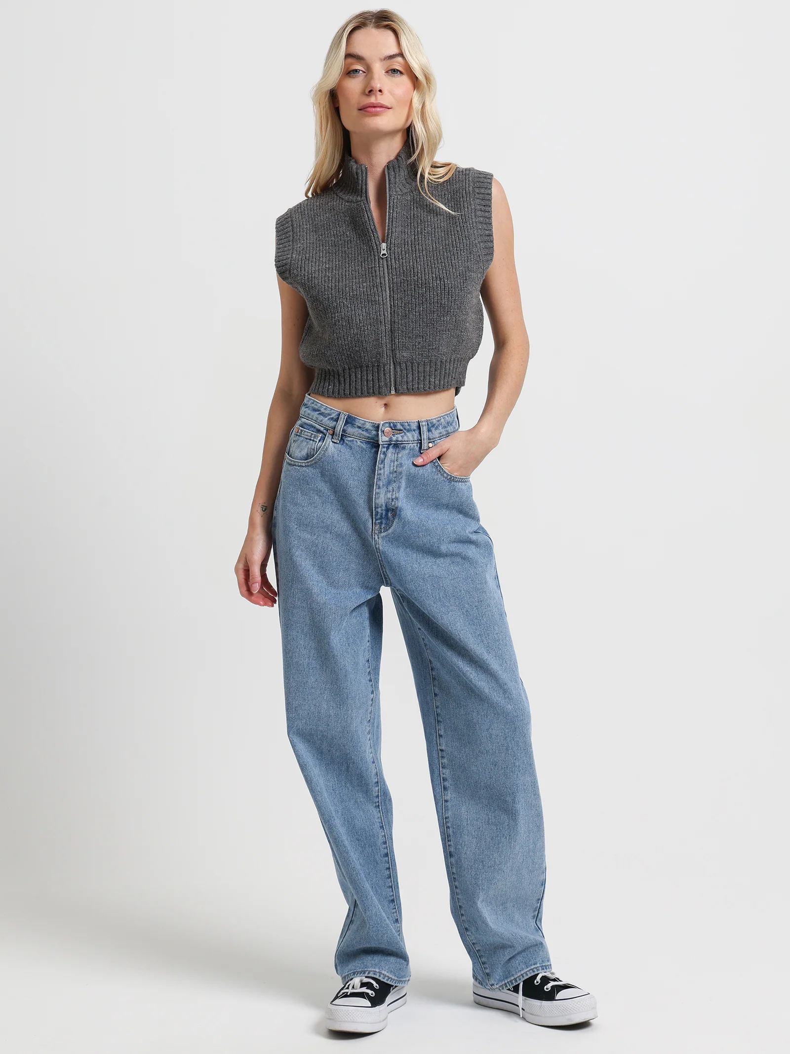Addison Zipper Vest