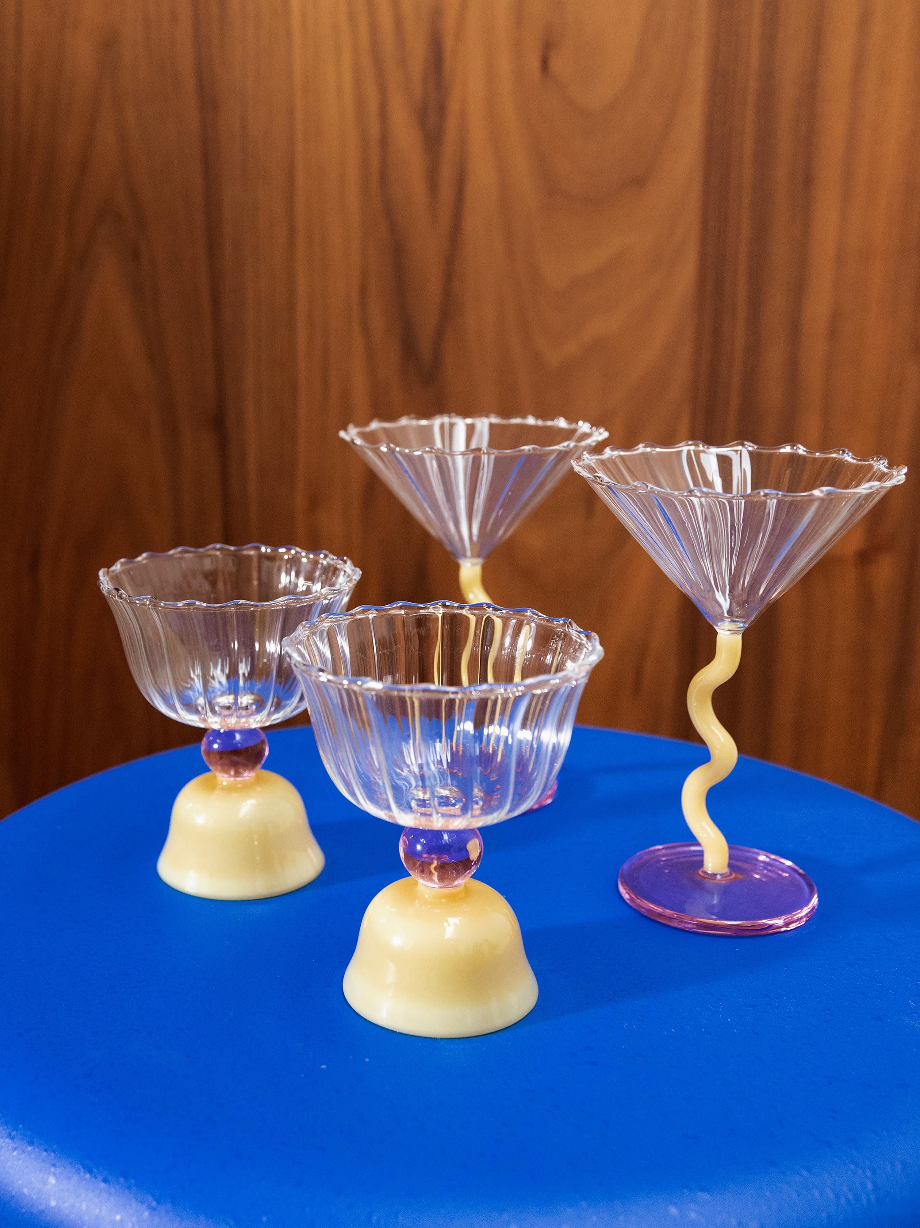Trinkgläser Tulip aus Borosilikatglas, 2er-Set