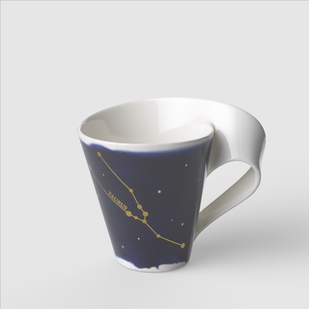 NewWave Mug - Multi-colored, 8.2 oz, Premium Porcelain