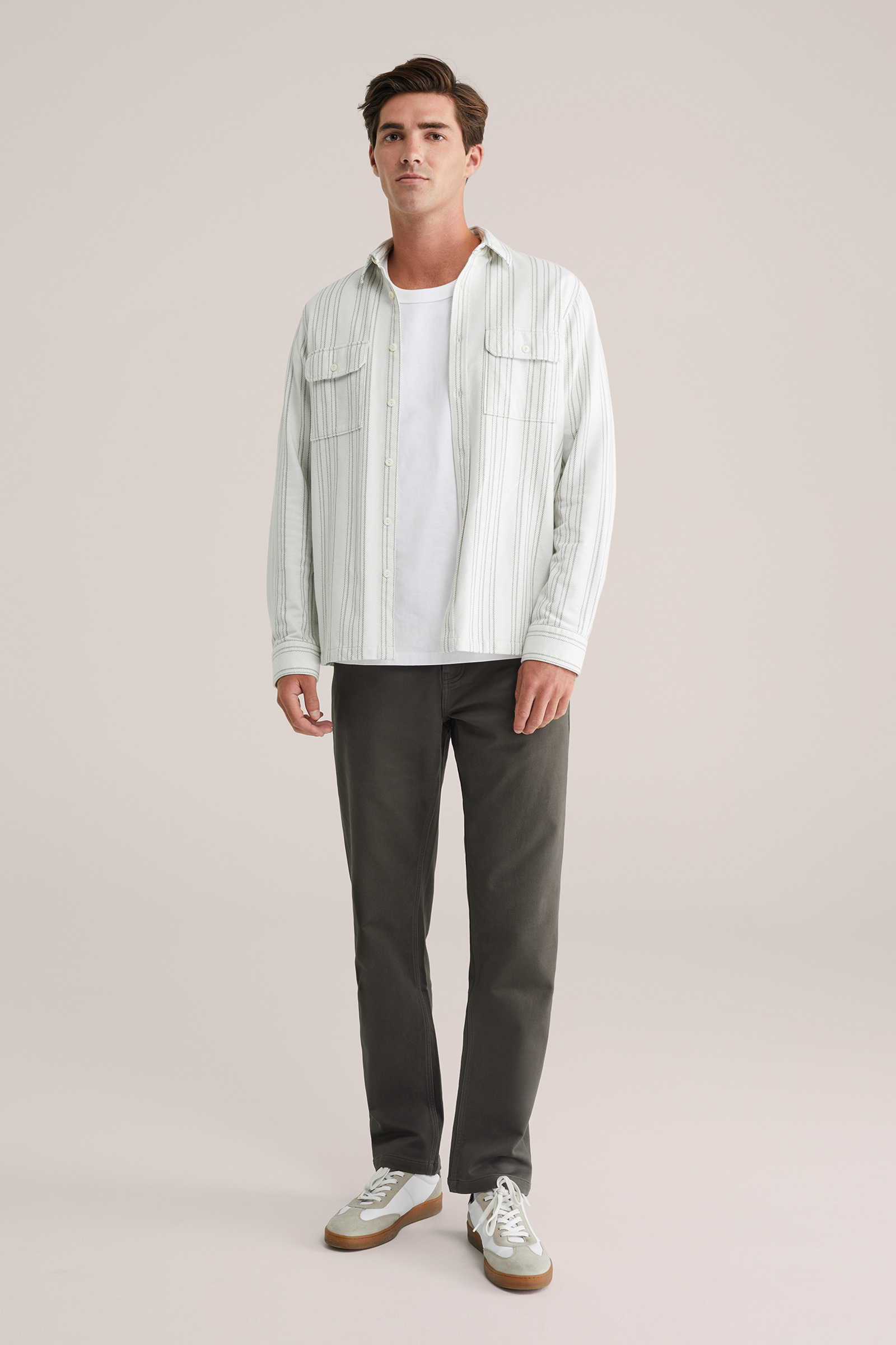 Heren regular fit broek