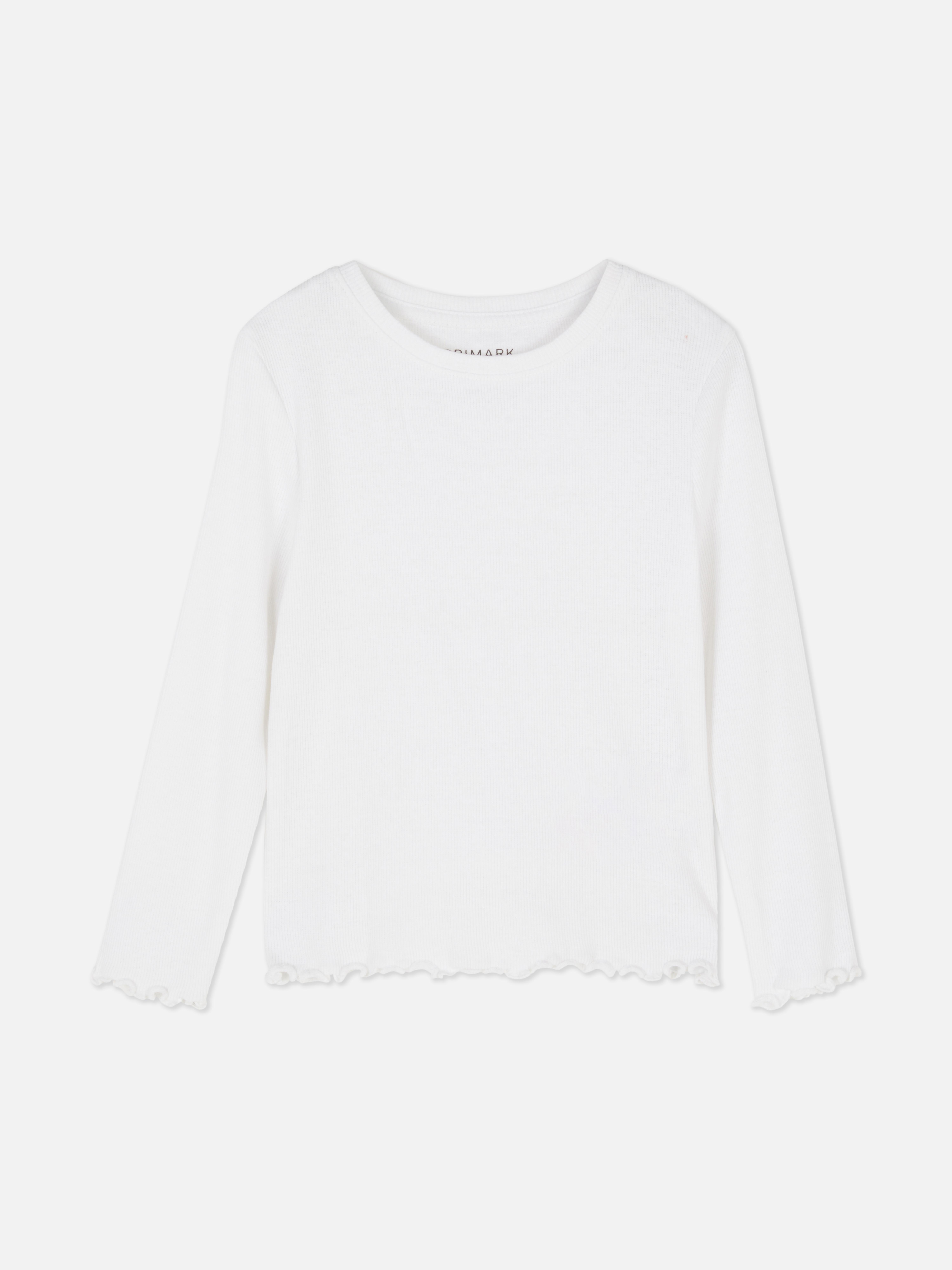 1.5-8yrs | Ribbed Long-Sleeve T-Shirt