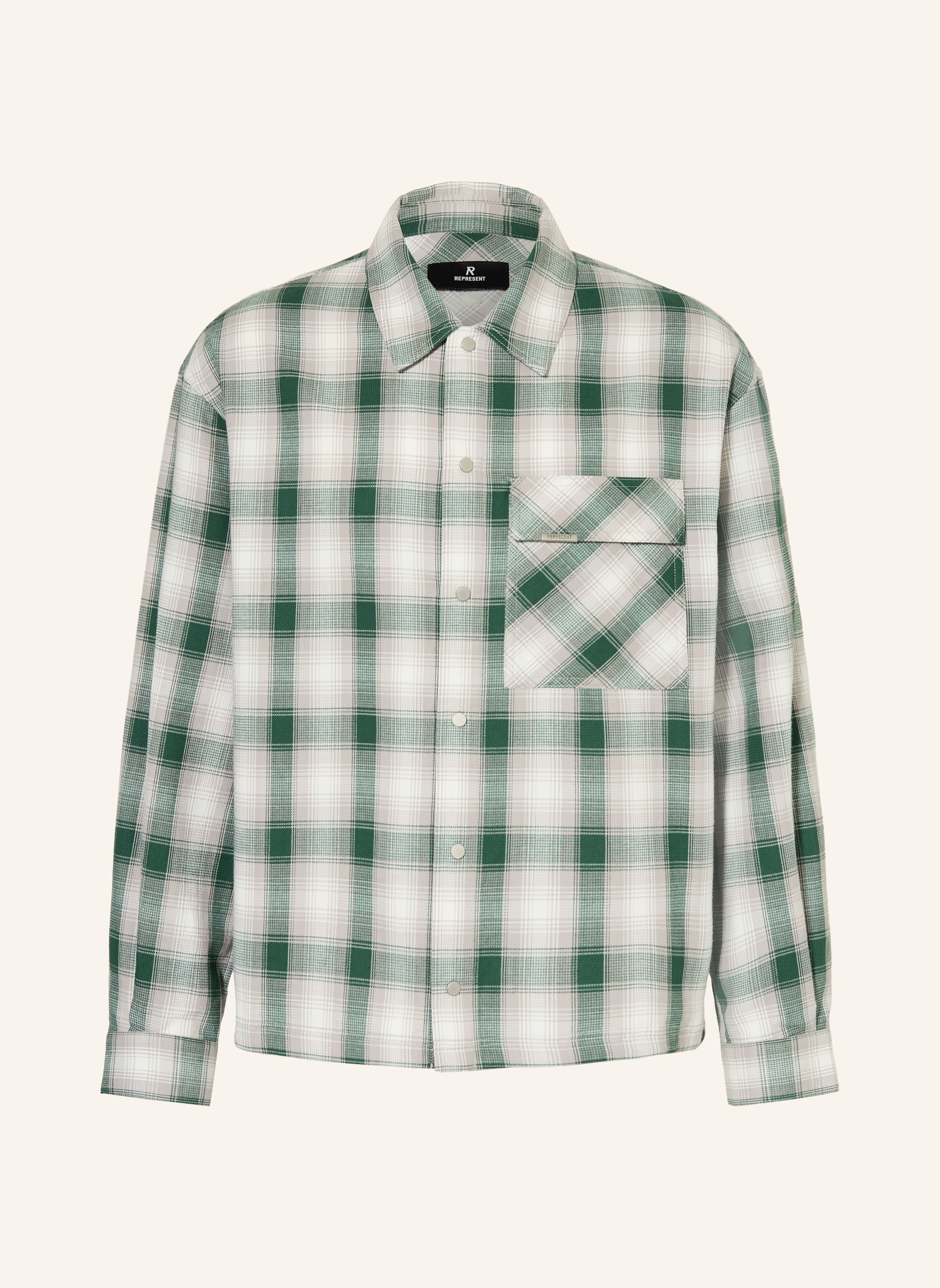 REPRESENT Flanellhemd Comfort Fit