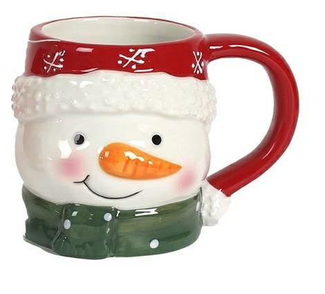 Kubek świąteczny Bałwanek 300 ml ceramiczny