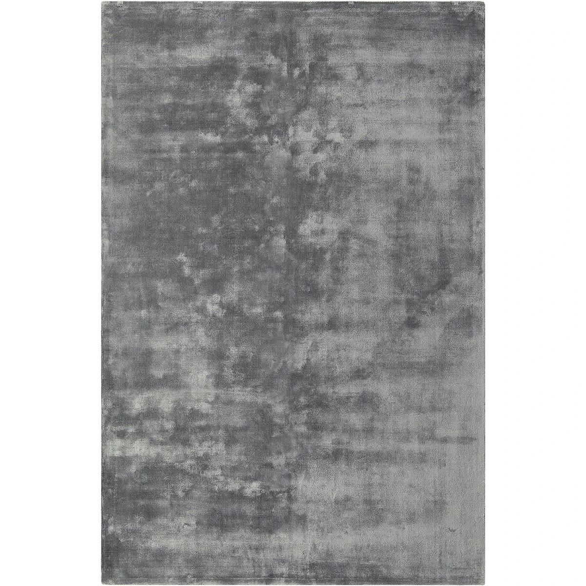 TITANE - Tapis luxe designer en Viscose Gris anthracite 200x300 cm