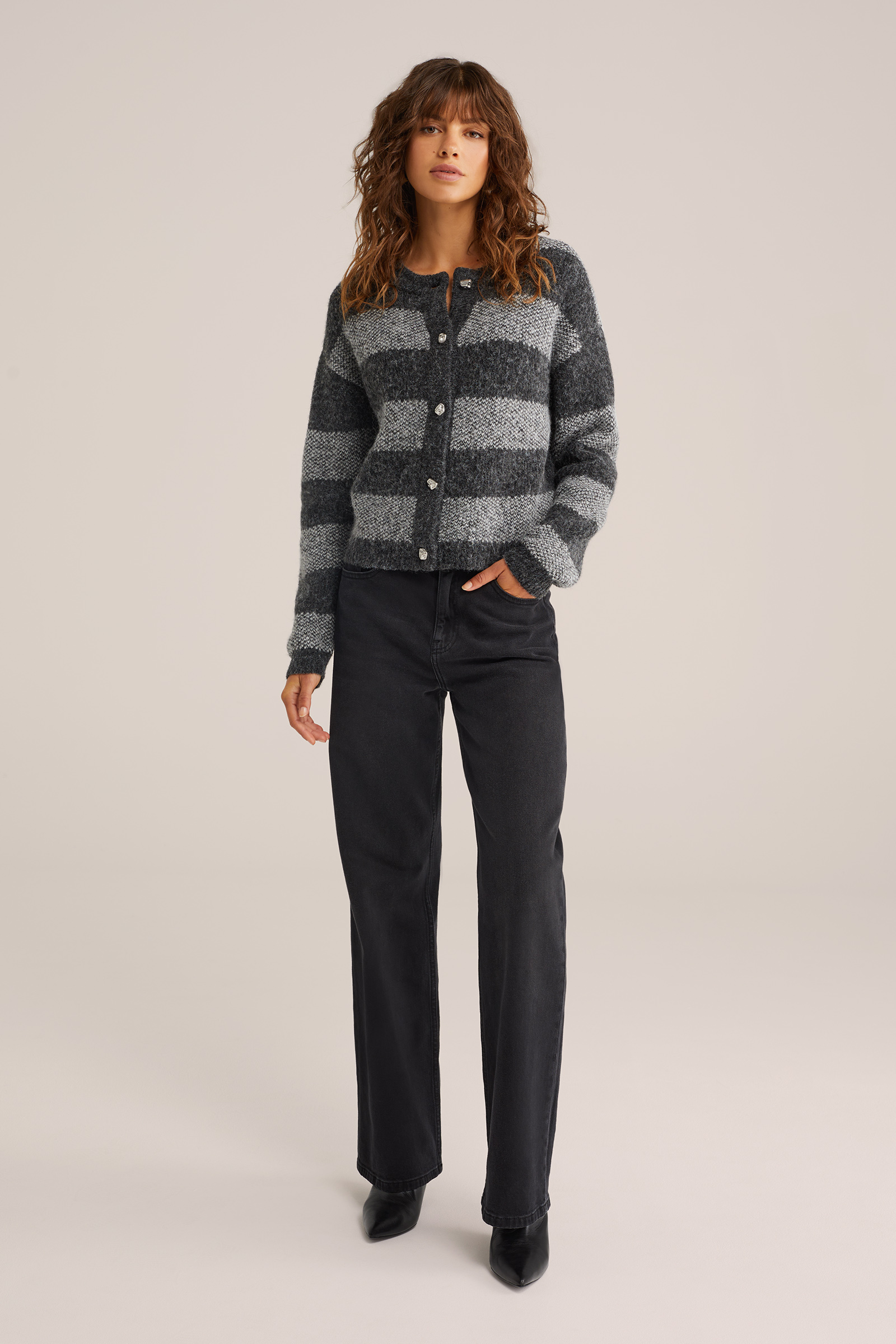 Dames vest van wolmix