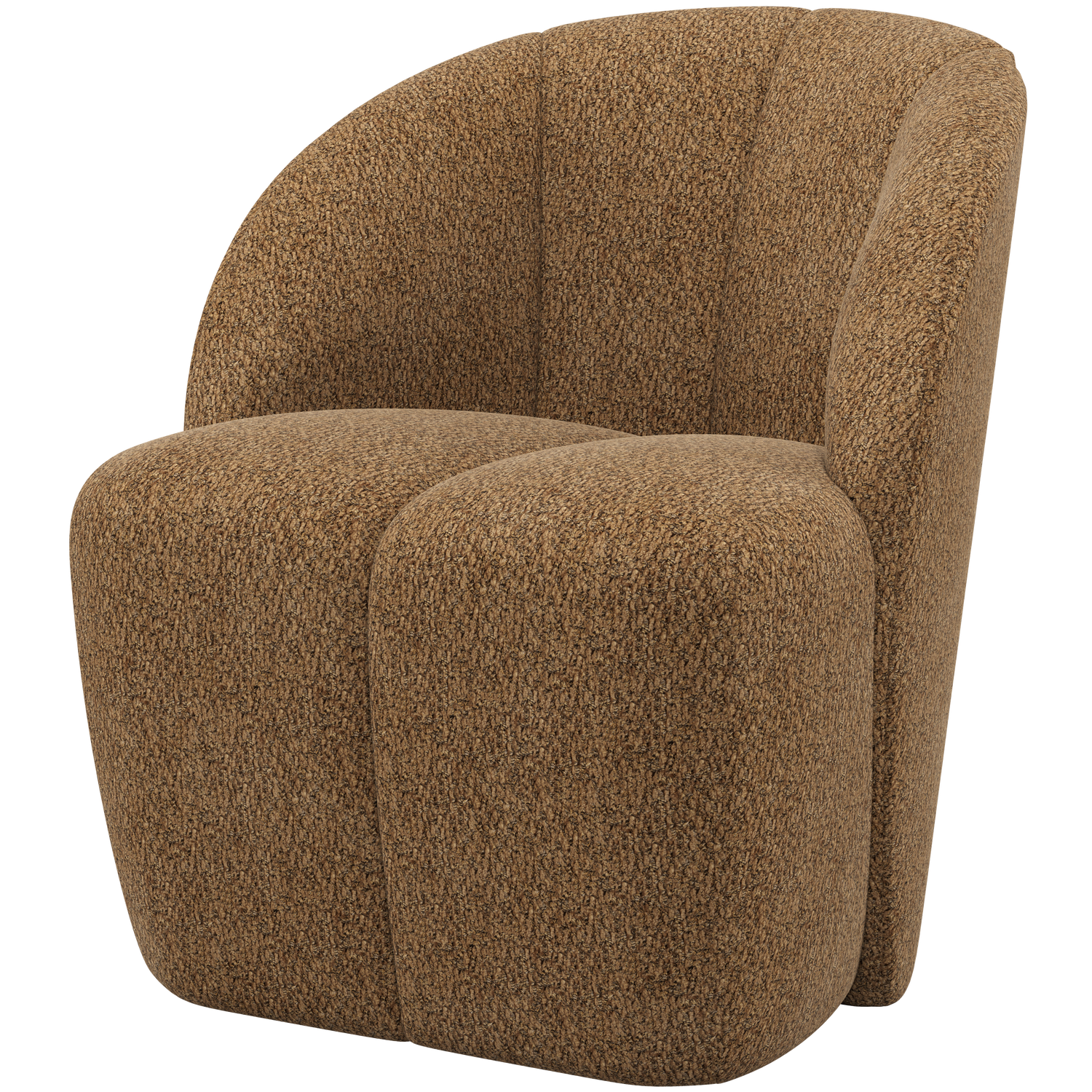 WOOOD draaifauteuil Mojo - Wollig - Honinggeel - 75x68x77