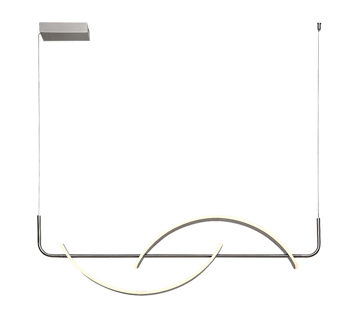 Lampa wisząca JARNELLE chrom satynowany-biała LED 1x35W 2450lm Rabalux