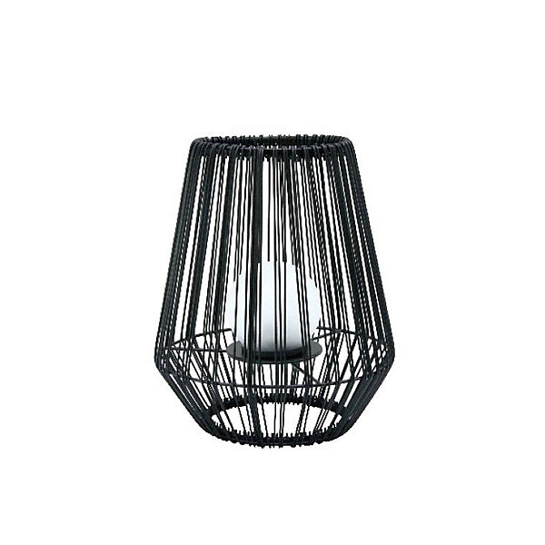 Lanterne solaire ajourée- Hauteur 30,5cm- Diamètre 25,8cm- LED blanche- 10 Lumens- Eclairage extérieur Jardin