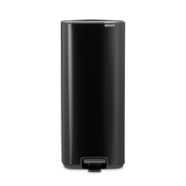 Brabantia Bo 30 Litre Pedal Bin - Matt Black