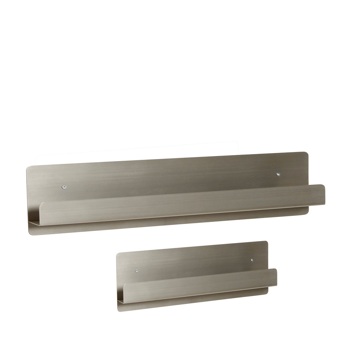 Hübsch fotoplank Fold - roestvrij staal - 50x5xh15, 100x5xh15cm