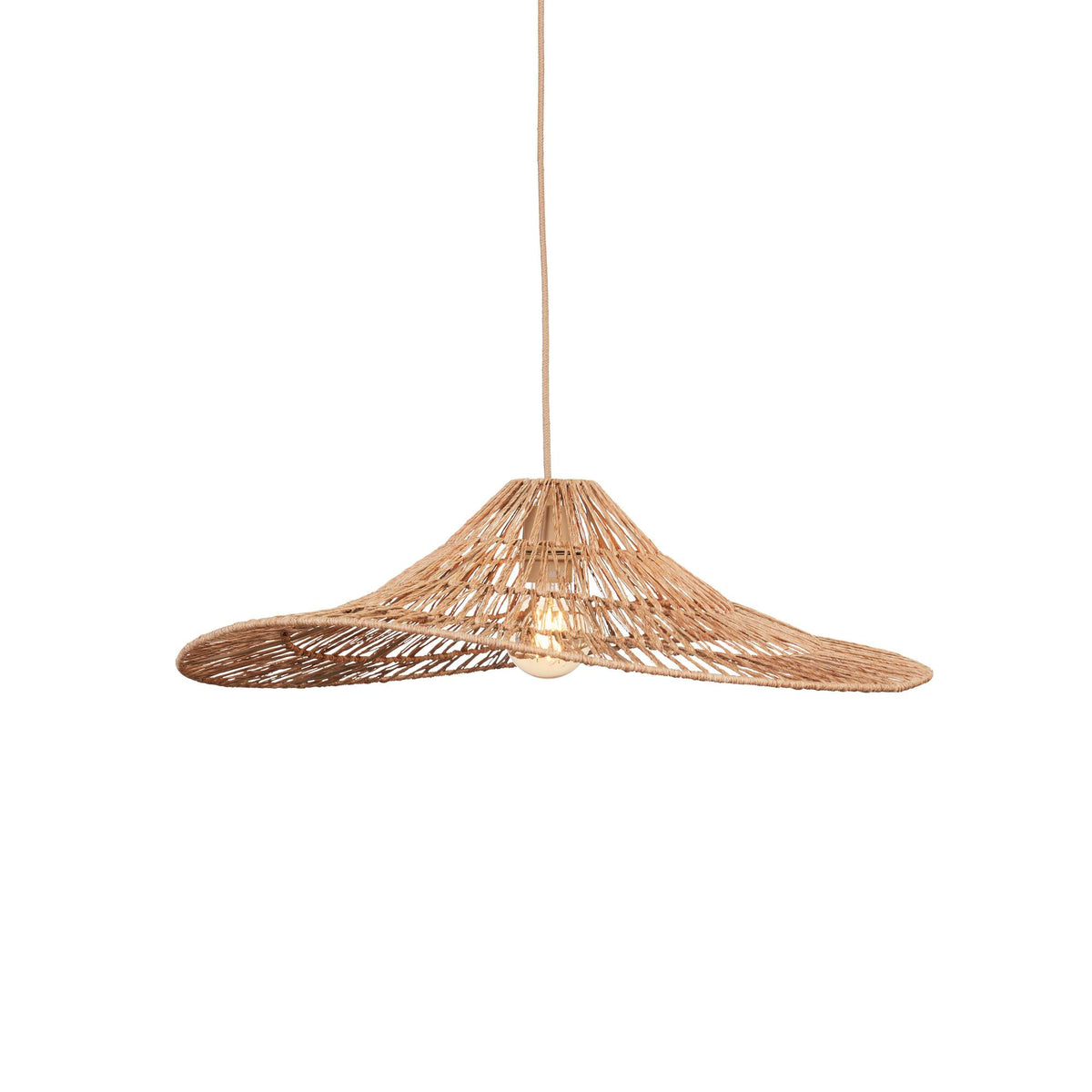 GOOD&MOJO hanglamp CUZCO - bruin - Ø65cm