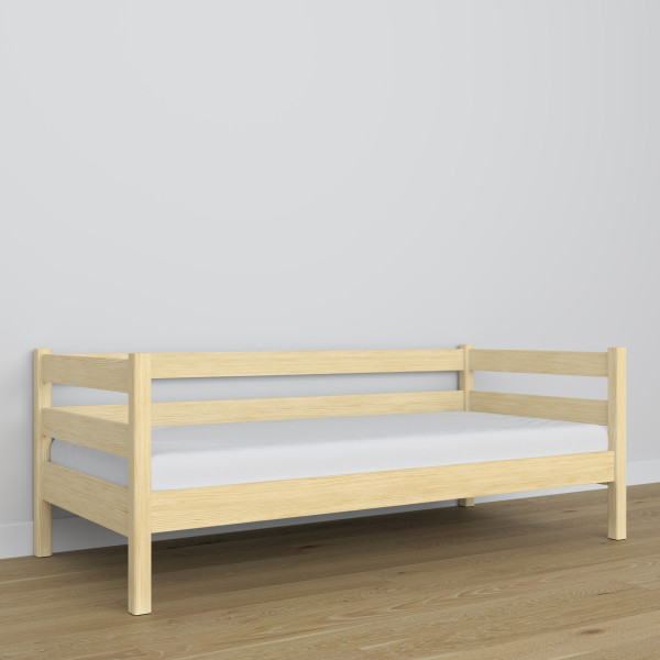 Drewniane łóżko sofa N01
