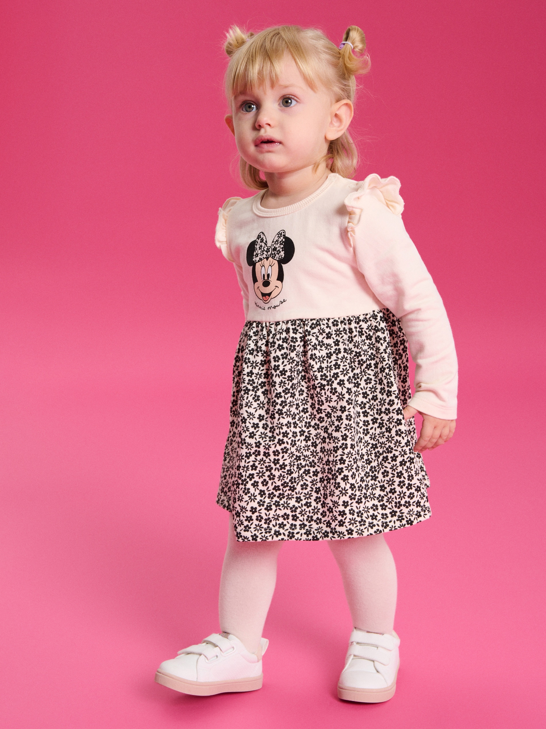 Sukienka dresowa z nadrukiem Minnie Mouse