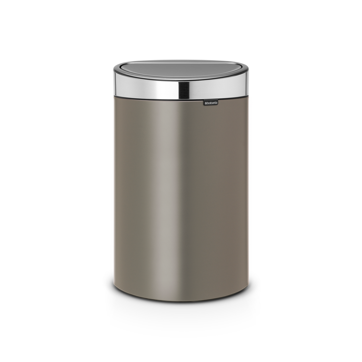 Brabantia Touch Bin New afvalemmer, 40 liter, kunststof binnenemmer 114885 - Platinum
