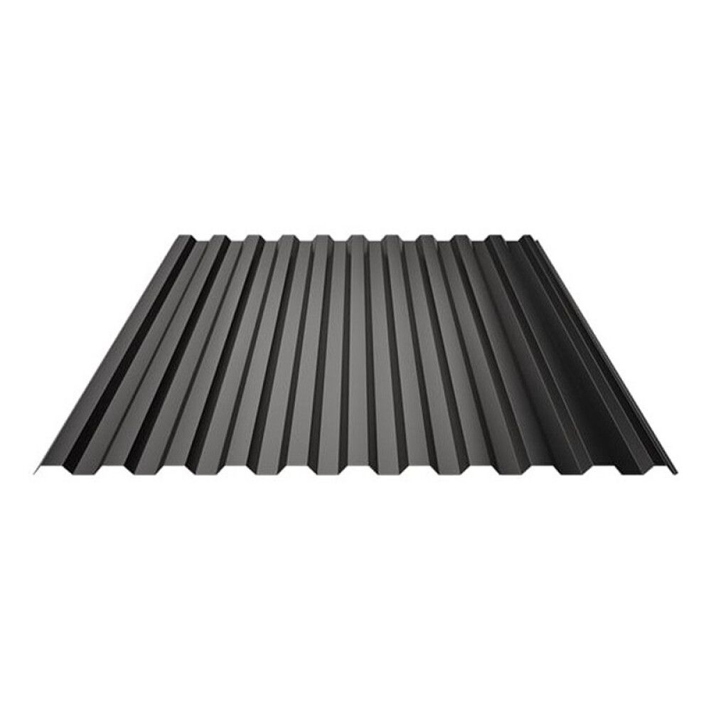 TRAPESPLATE PROFILMETAL 0,5MM 2500X1000MM SVART