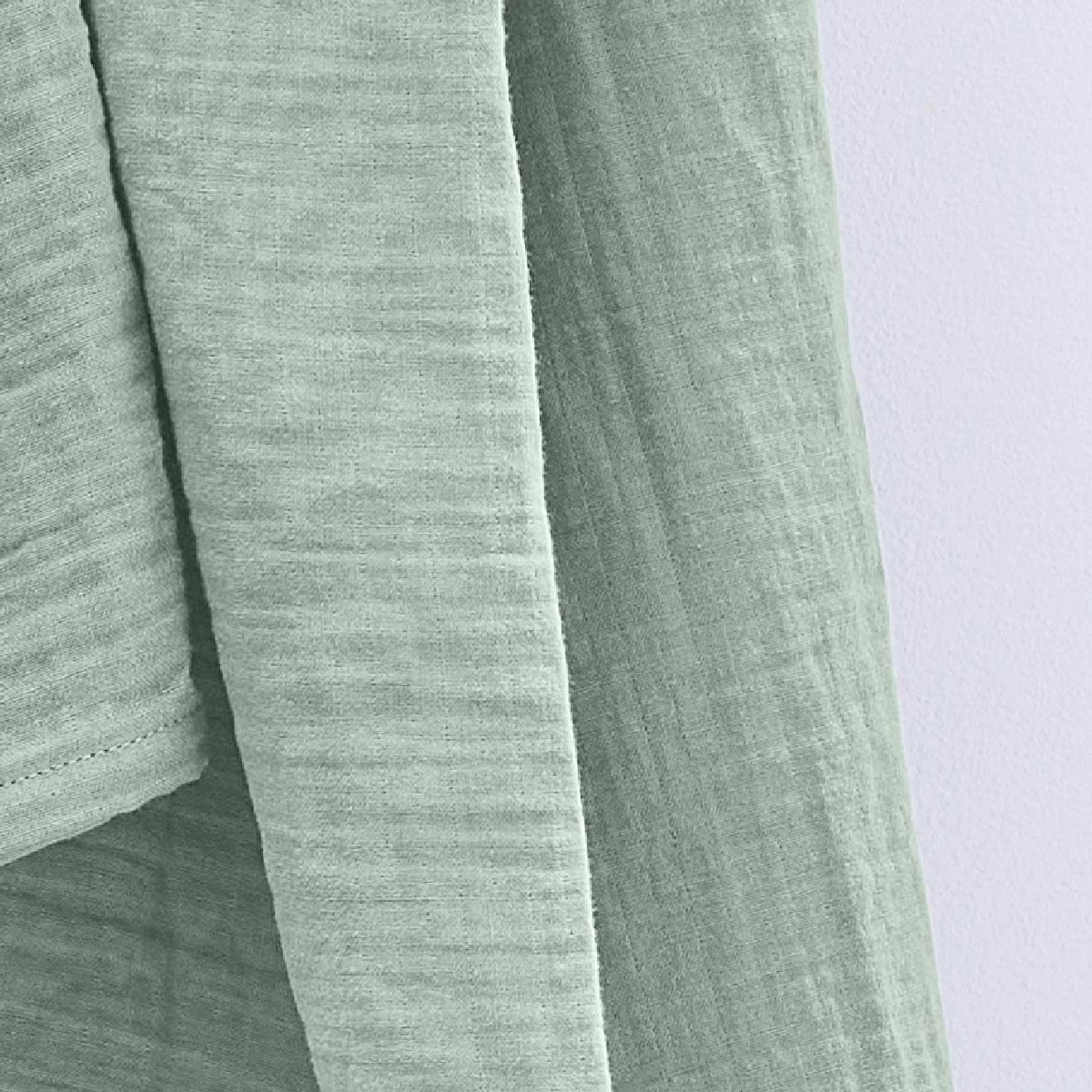 ESSENTIAL - Plaid xl en gaze de coton céladon 200 x 150