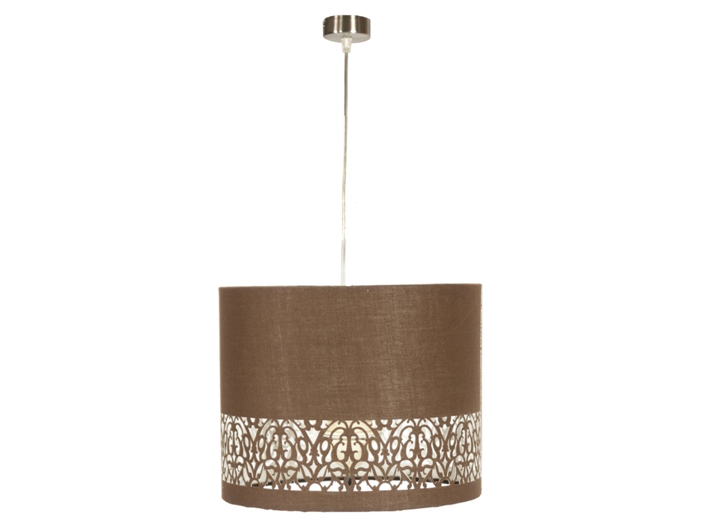 Lampa Arabesca z tworzywa sztucznego brązowa