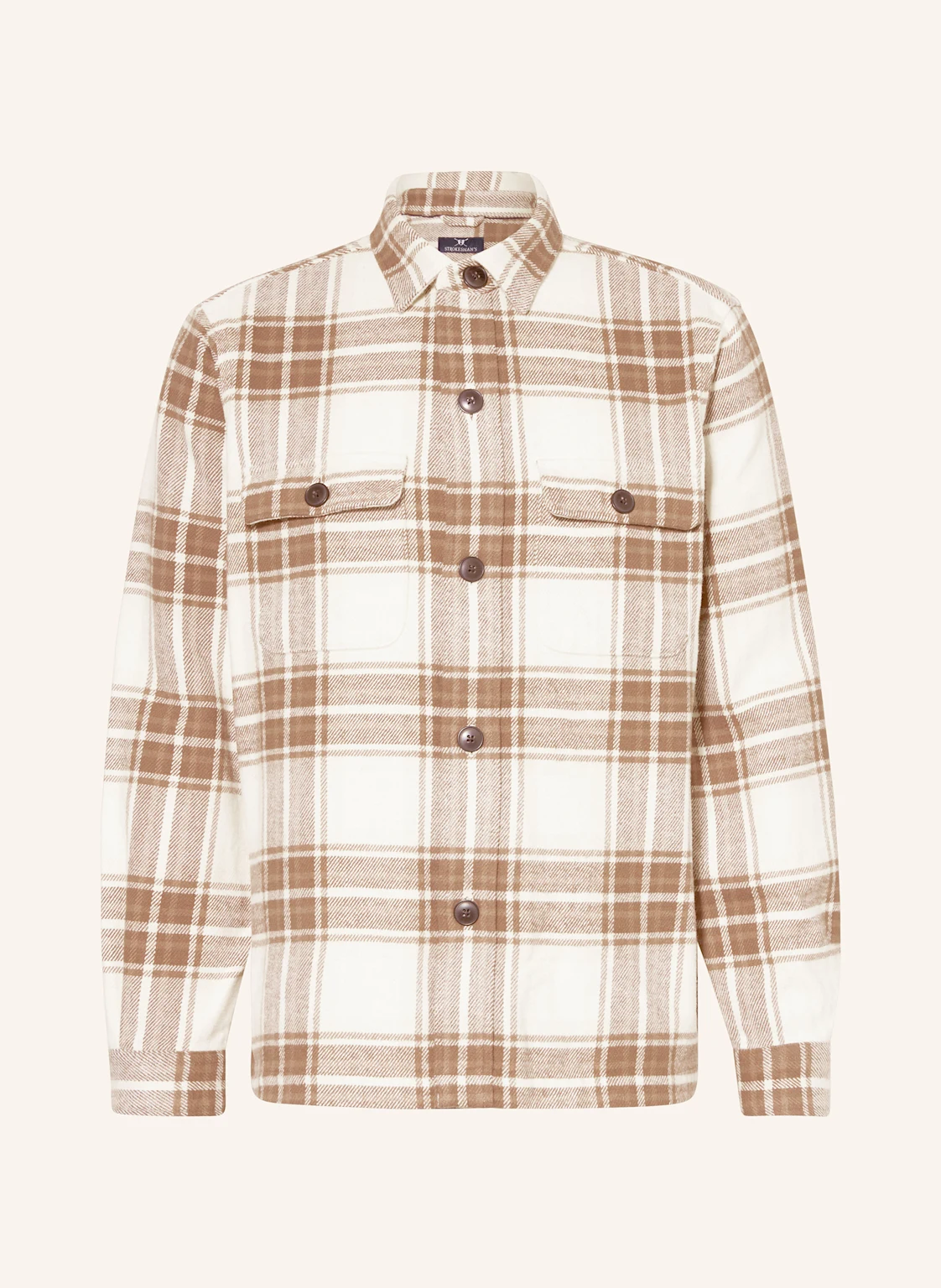 STROKESMAN'S Flanell-Overshirt