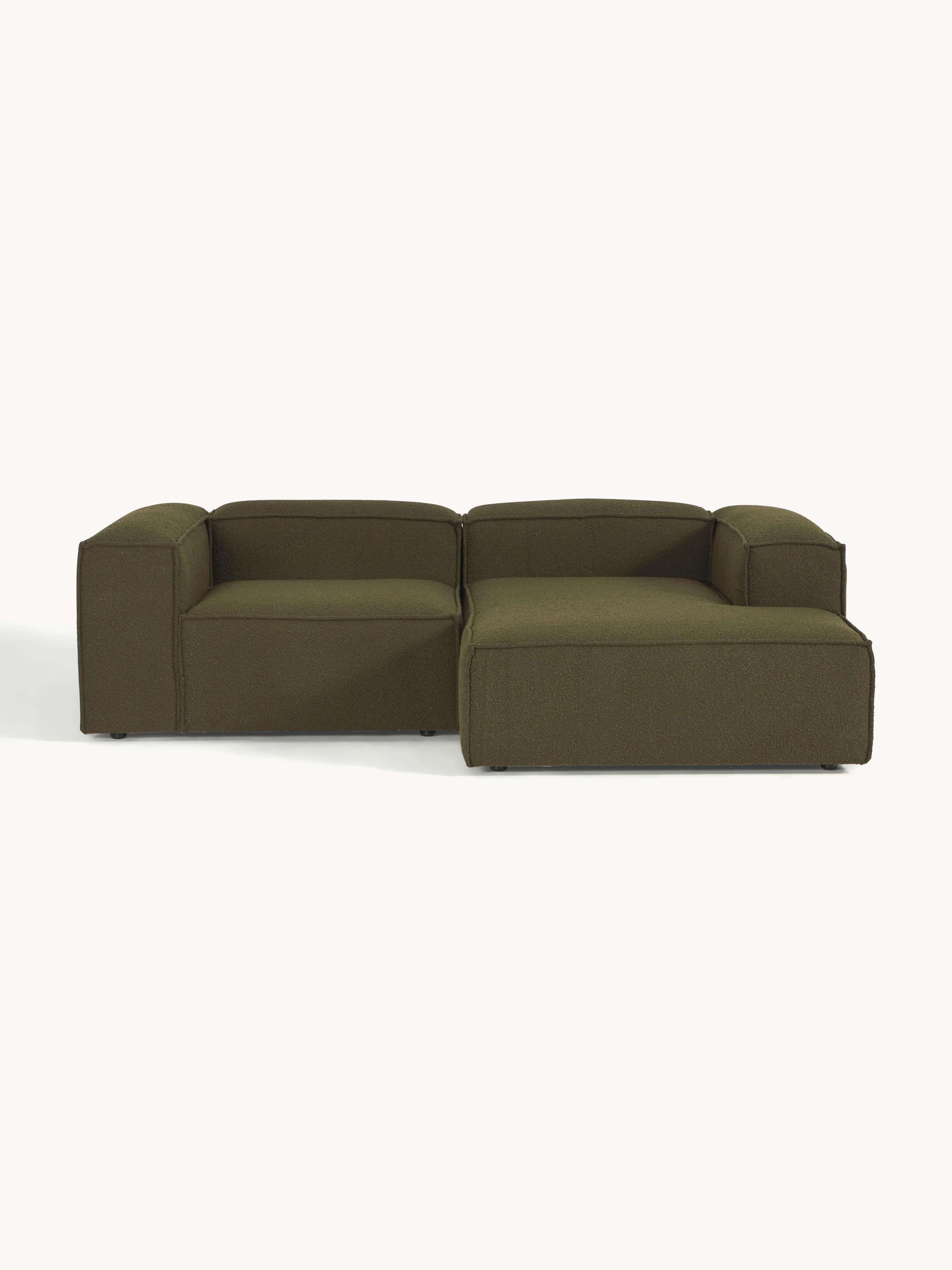 Modulares Bouclé-Ecksofa Lennon (2-Sitzer)