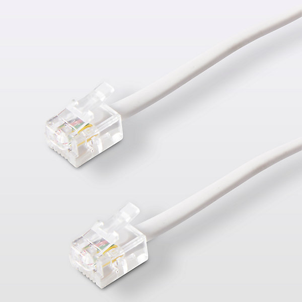 Câble RJ11 Mâle / Mâle blanc Blyss, 5 m