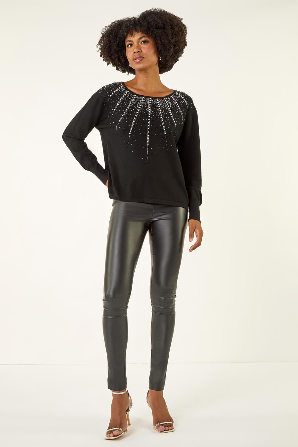 Roman Embellished Knitted Jumper