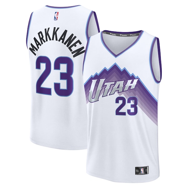 Lauri Markkanen Utah Jazz  Youth Fast Break Replica Jersey - Association Edition - White