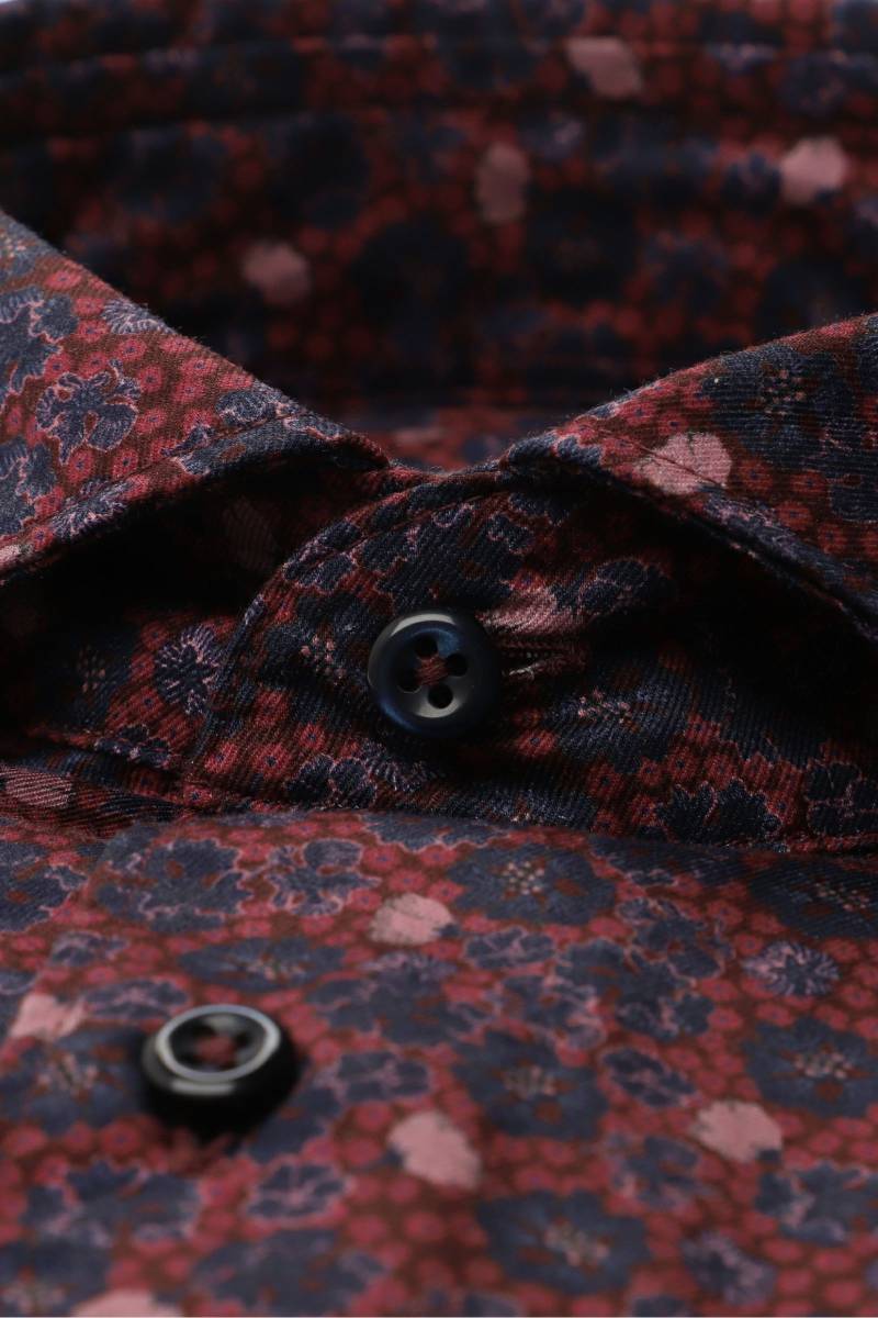 ETERNA 1863 Modern Fit Hemd bordeaux, Bedruckt