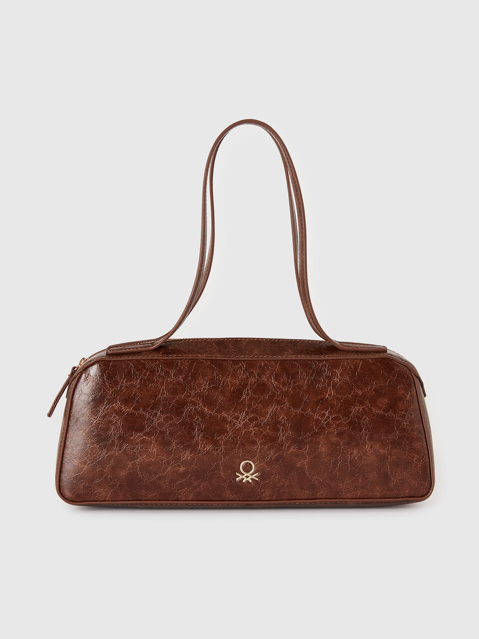 Shoulder bag in imitation leather