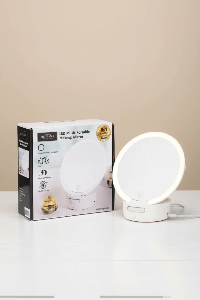 Hollywood Bluetooth Portable LED Make-up Mirror