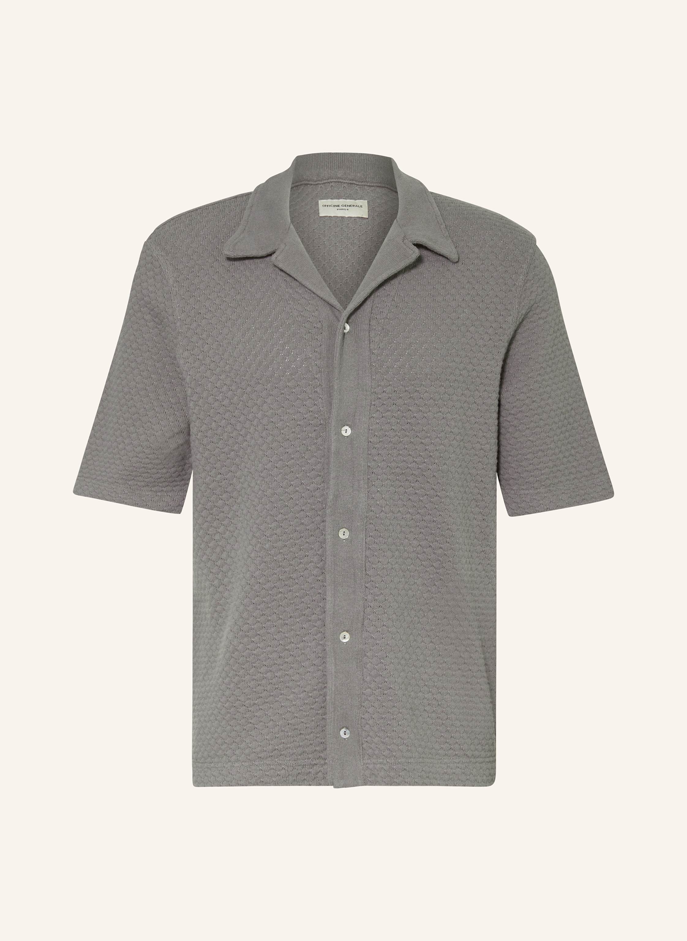 Officine Générale Strickhemd KAI Regular Fit