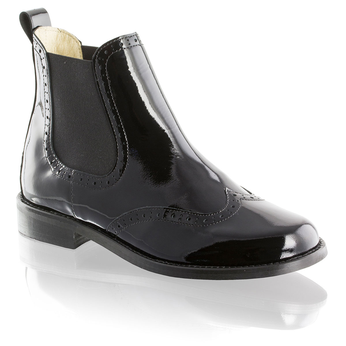 Russell & Bromley MORGAN Brogue Chelsea Boot