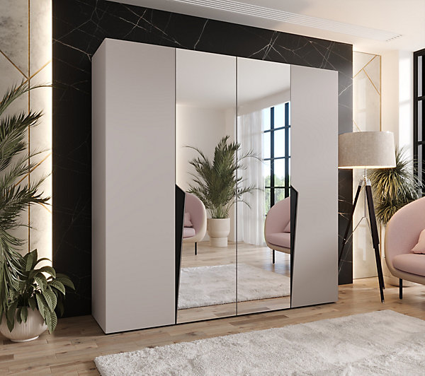 Armoire a portes battantes Piano 2 200 x H. 202 x P. 52, 4 portes