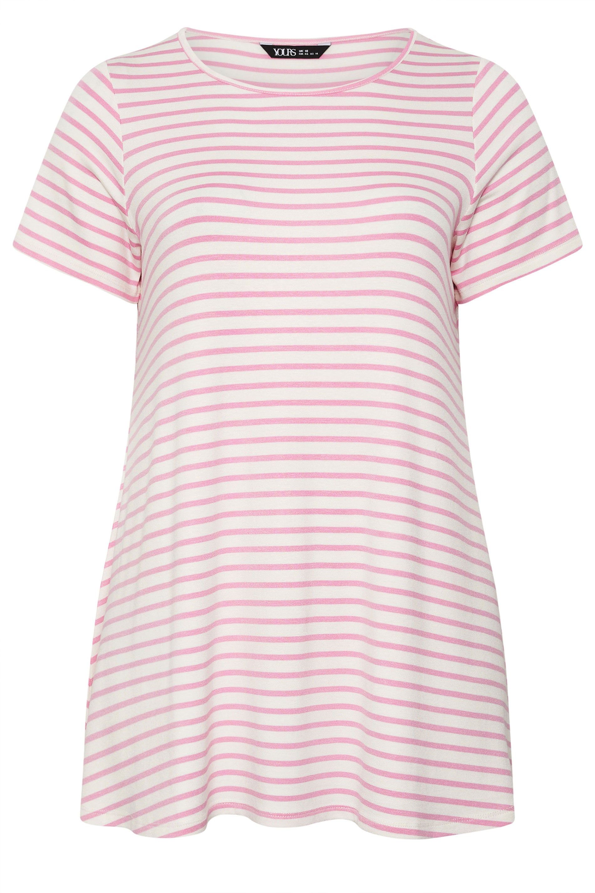 Yours Stripe Swing T-Shirt