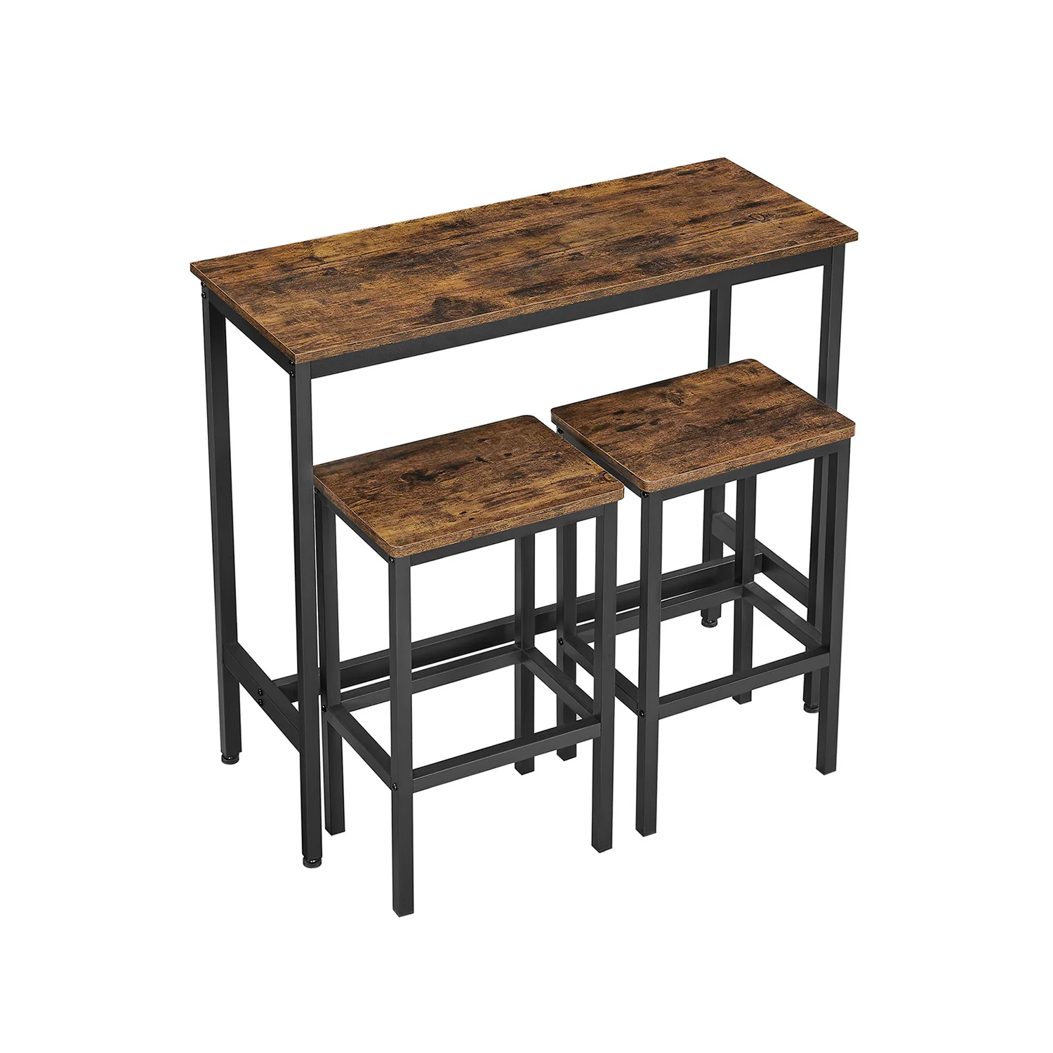 Ensemble table de bar avec tabourets