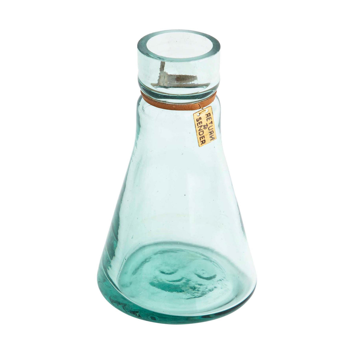 Return to Sender Slank vaasje 13 cm recycled glas