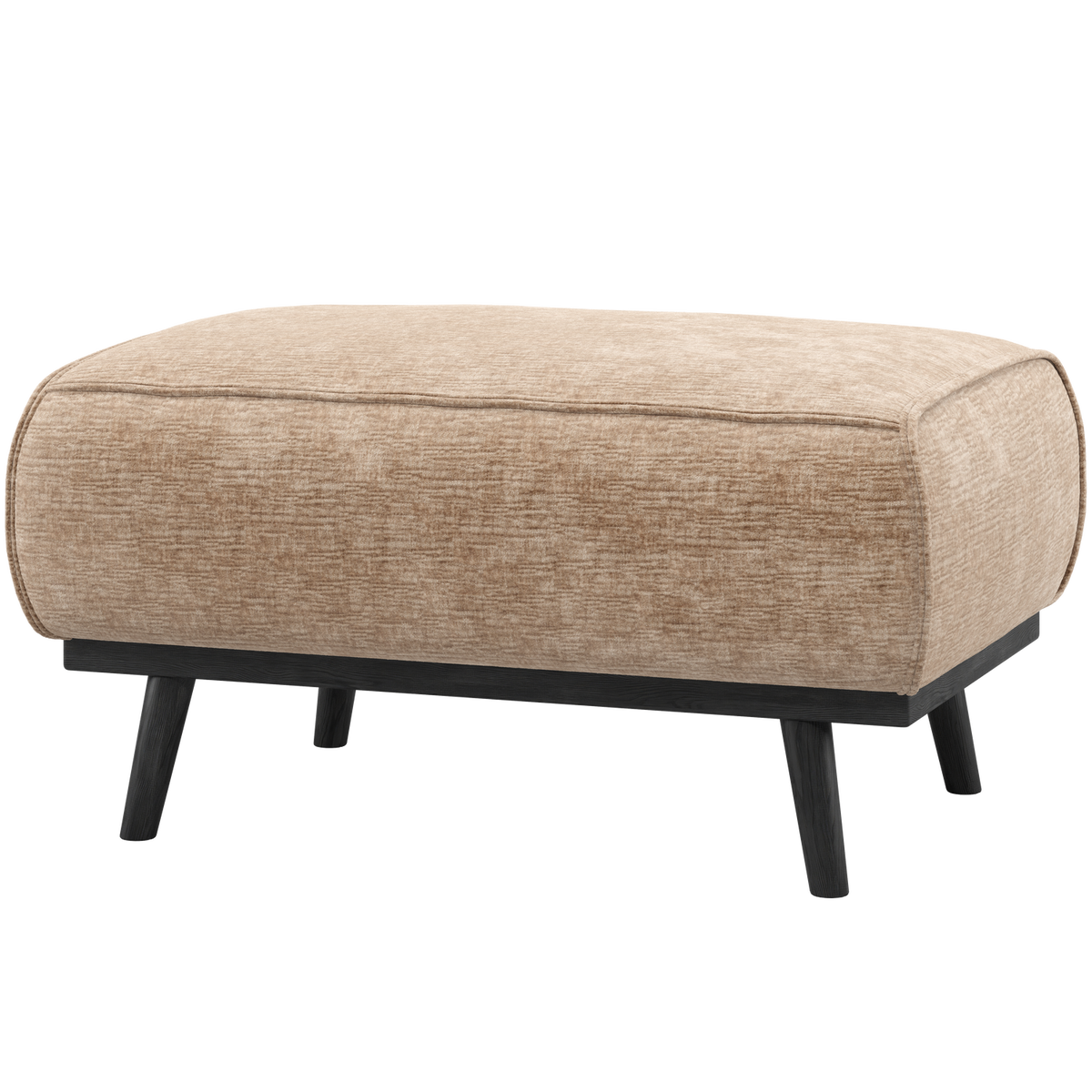 WOOOD hocker Statement - Chennile - Velvet Perzik Roze - 40x80x55