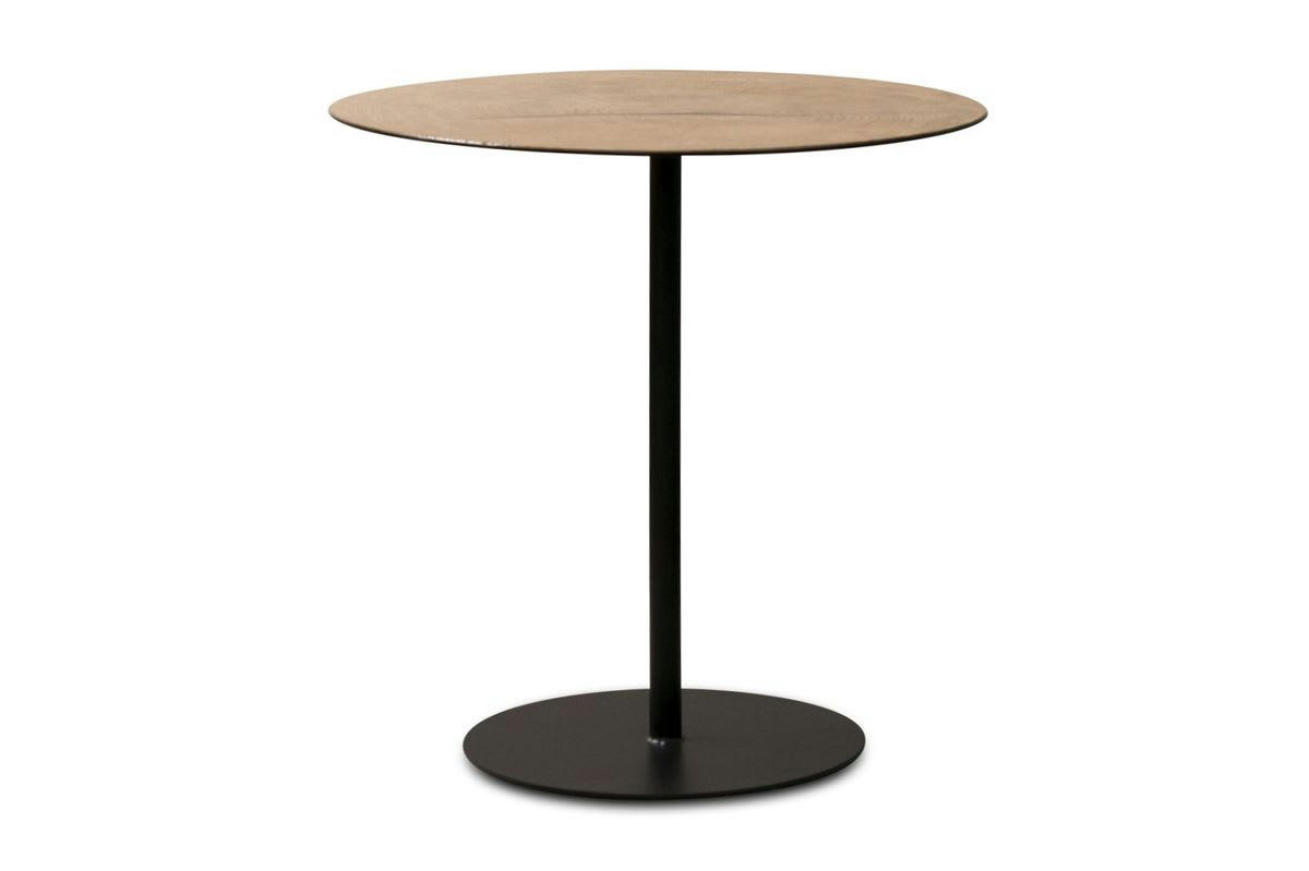 XYLEME - Petite table d'appoint en métal et bois marron