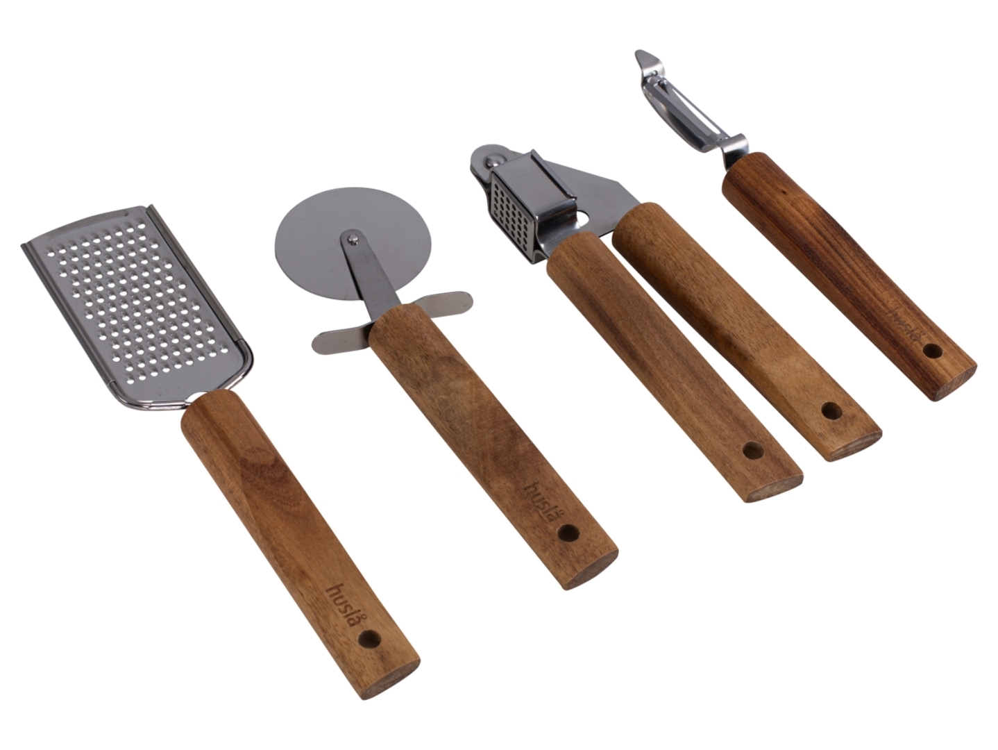 Komplet przyborów kuchennych metalowych Husla 4 szt.