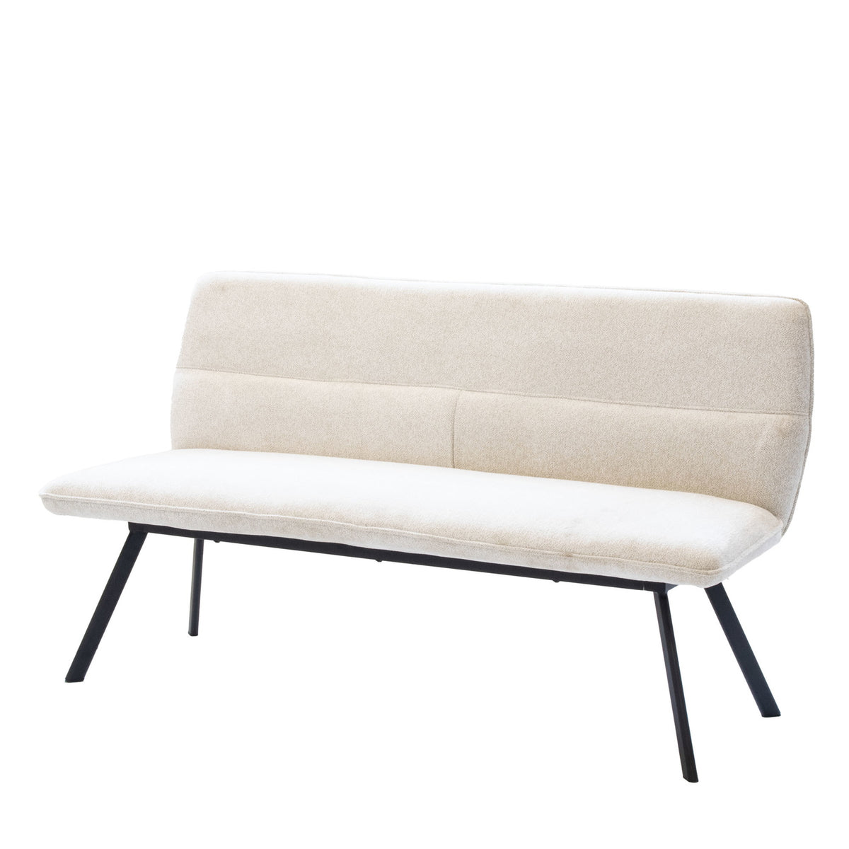 Giga Meubel Eetkamerbank Harper - Beige Stof - 160x60x88cm