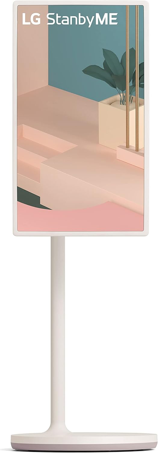 LG 27-Inch Class StanbyMe 1080p-Portable Touch-Screen-Monitor 27ART10AKPL  Built-in Battery  Full Swivel Rotation  60Hz Refresh Rate  Calming Beige