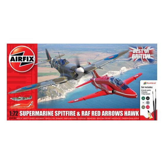 Airfix Best of British Spitfire and Hawk Model Set 1:72